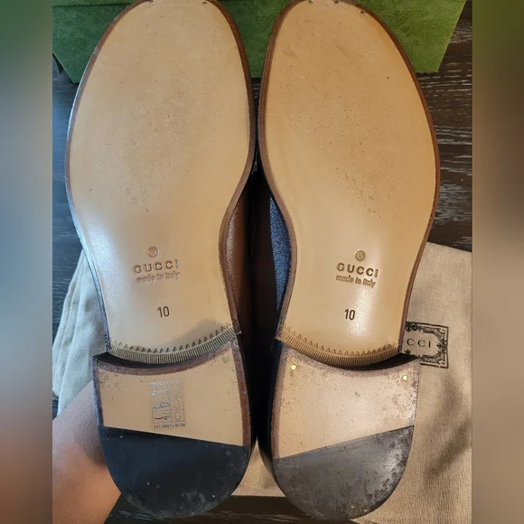 **SOLD**Gucci loafers Mandala Brown sugar  Gucci Sz10 Read Details**** - Picture 11 of 16